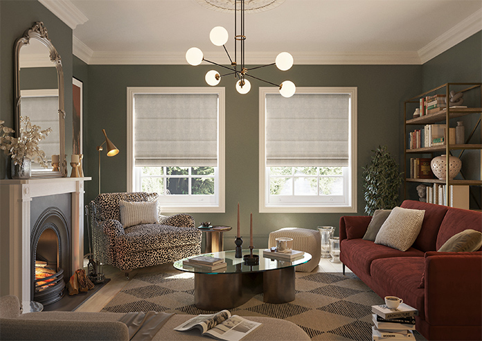 Memphis, Latte - Roman Blind - Image 8